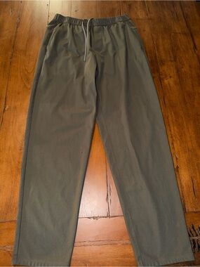 lululemon athletica Men's Olive Green Drawstring Joggers